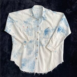 BDG Urban Outfit Tie Dye Denim Shirt Jacket .SKU447